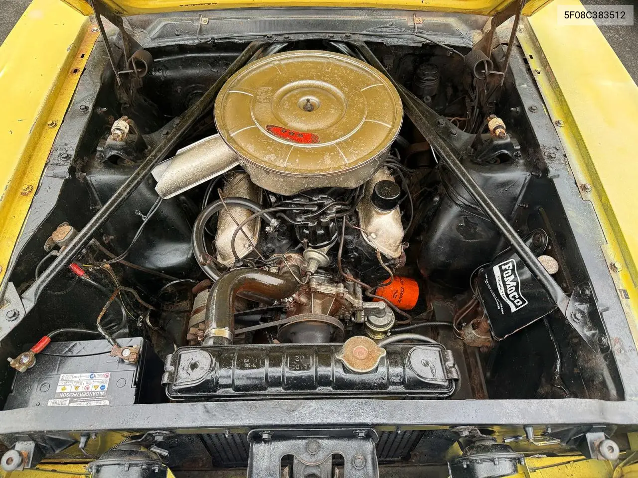 1965 Ford Mustang VIN: 5F08C383512 Lot: 77571385
