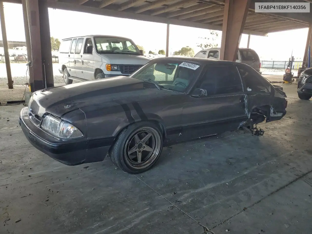 1FABP41E8KF140356 1989 Ford Mustang Lx