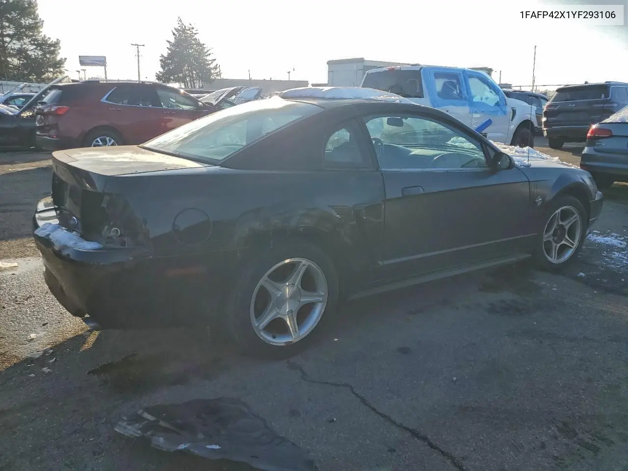 1FAFP42X1YF293106 2000 Ford Mustang Gt