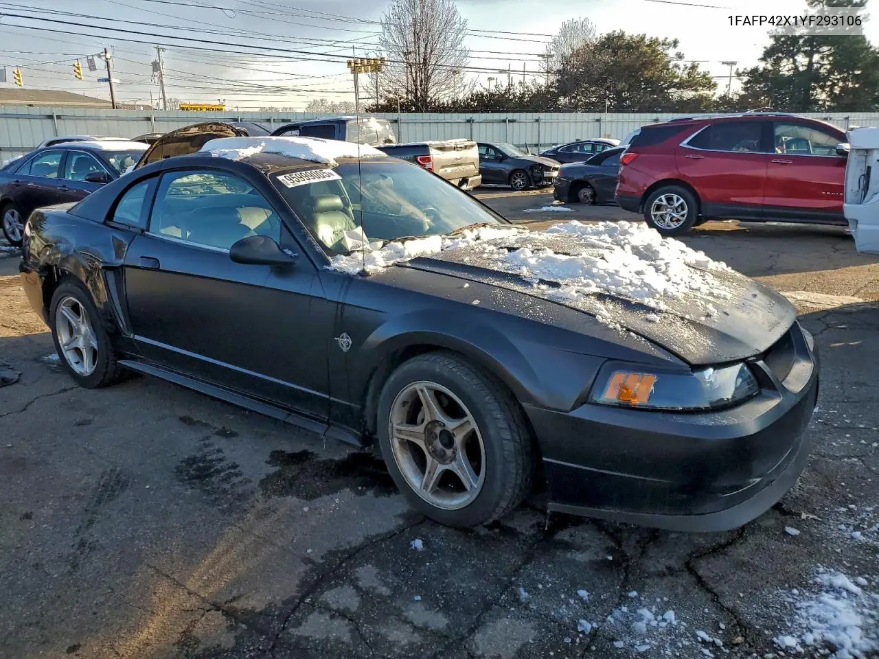 1FAFP42X1YF293106 2000 Ford Mustang Gt