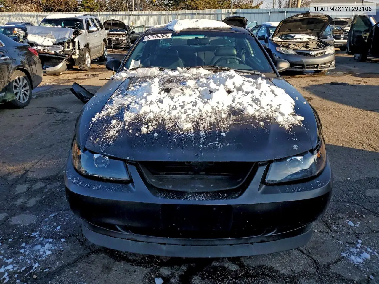 1FAFP42X1YF293106 2000 Ford Mustang Gt
