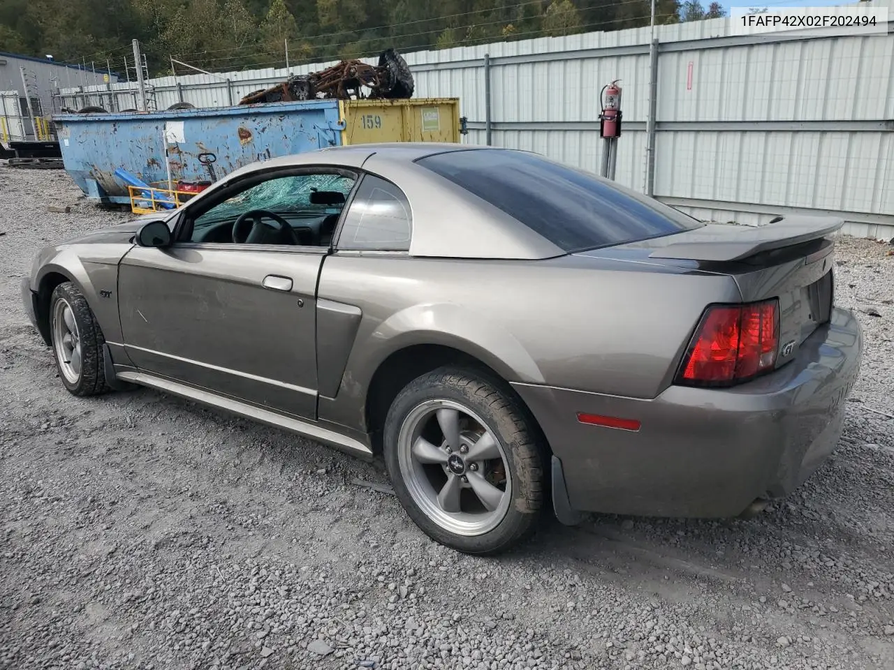1FAFP42X02F202494 2002 Ford Mustang Gt