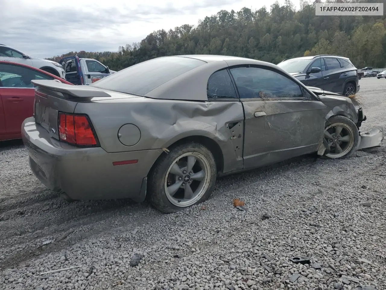 1FAFP42X02F202494 2002 Ford Mustang Gt