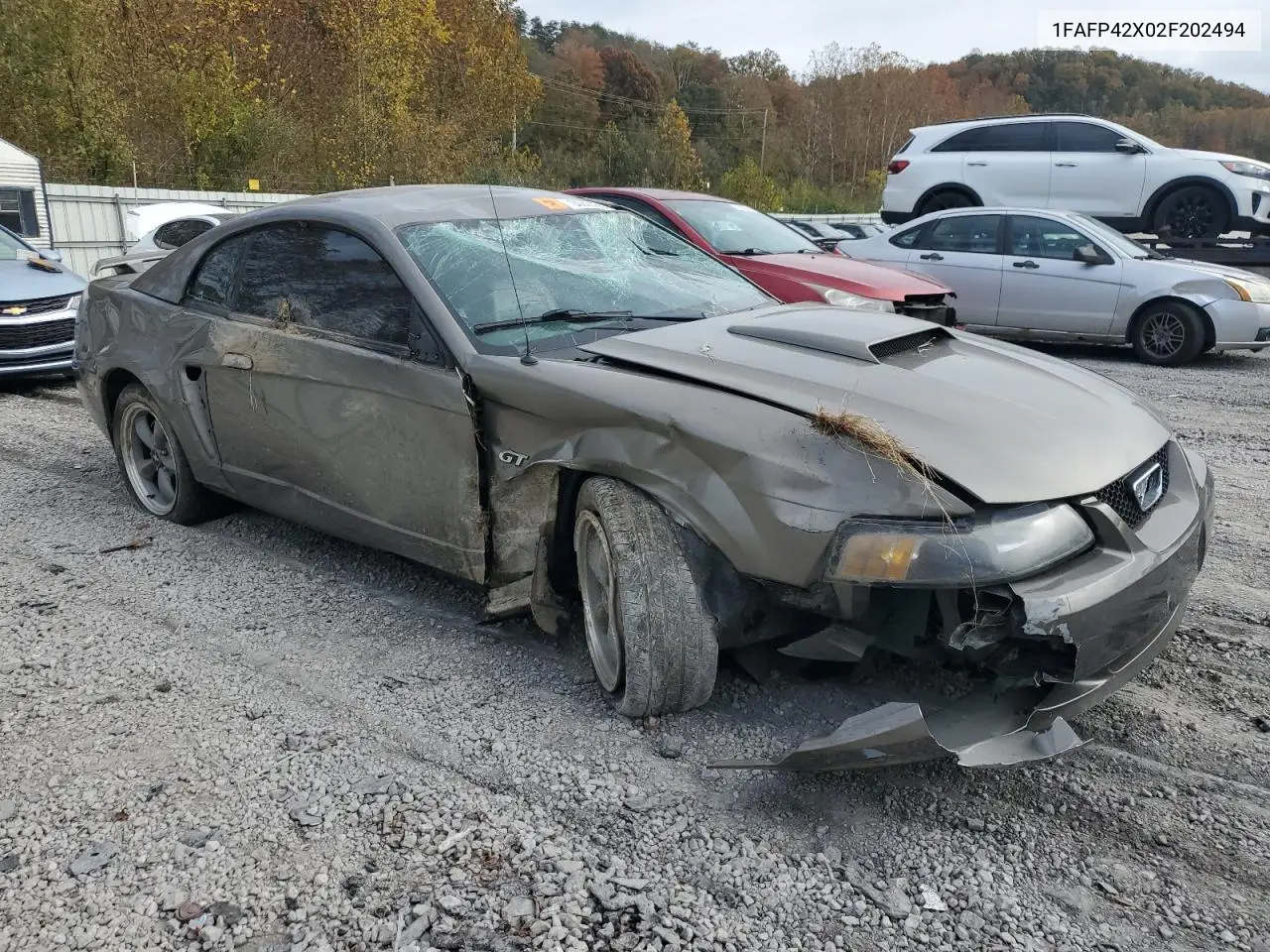 1FAFP42X02F202494 2002 Ford Mustang Gt