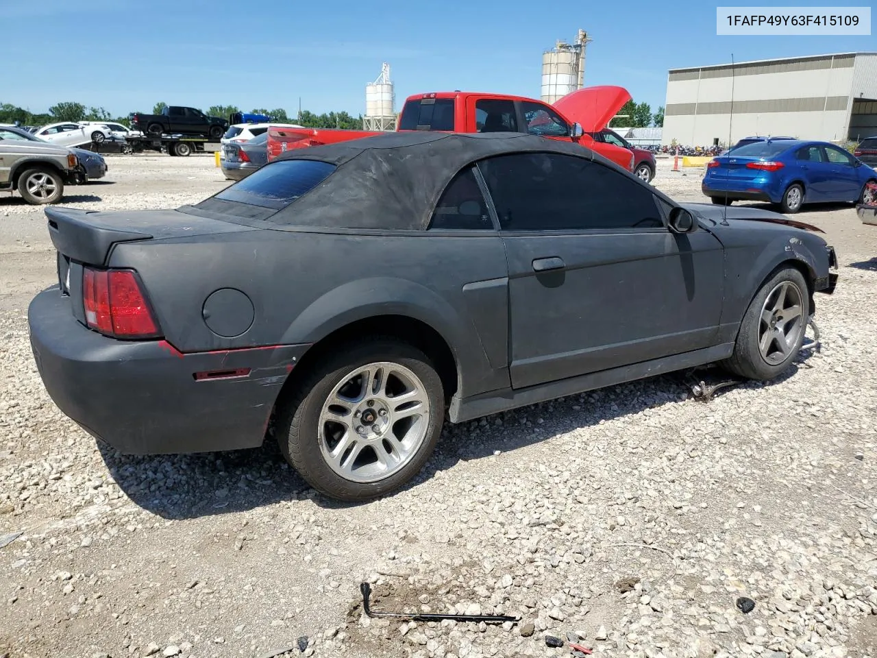 1FAFP49Y63F415109 2003 Ford Mustang Cobra Svt