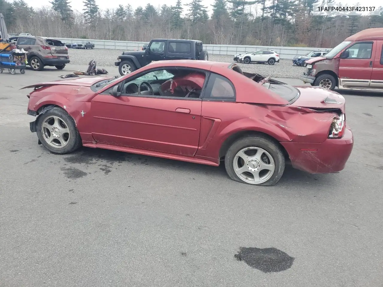1FAFP40443F423137 2003 Ford Mustang
