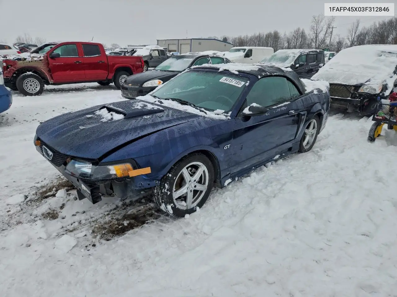 1FAFP45X03F312846 2003 Ford Mustang Gt