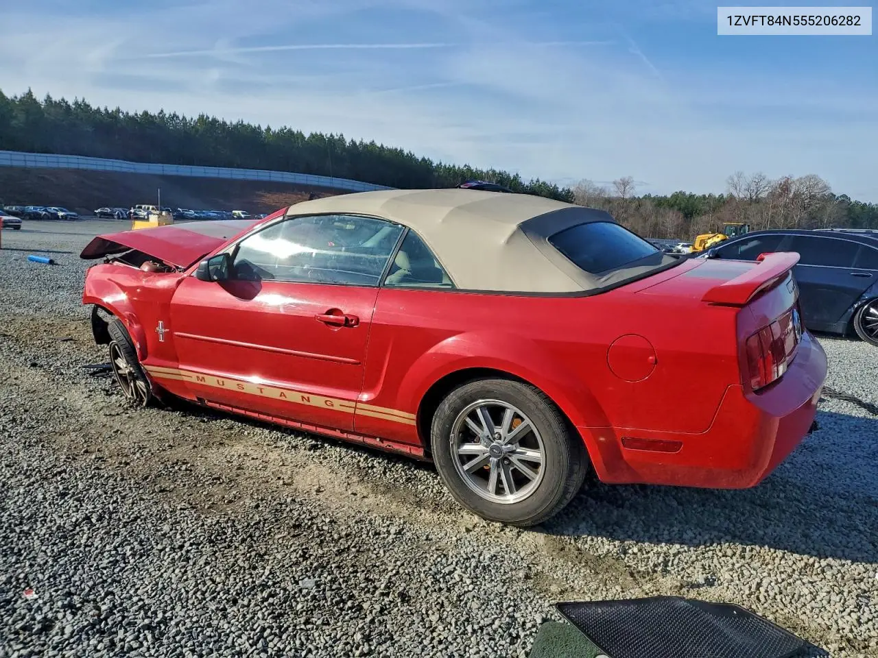 1ZVFT84N555206282 2005 Ford Mustang