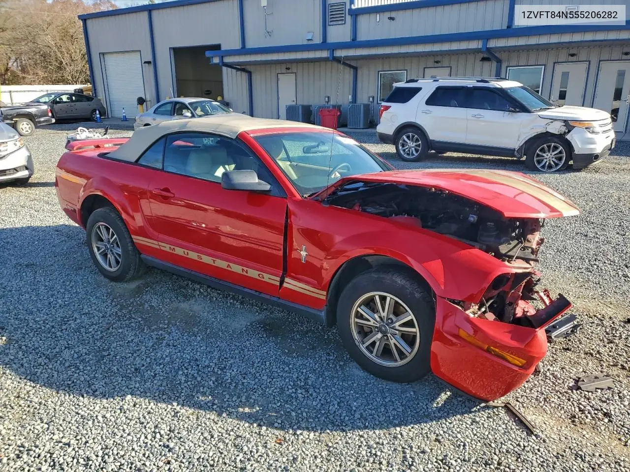1ZVFT84N555206282 2005 Ford Mustang