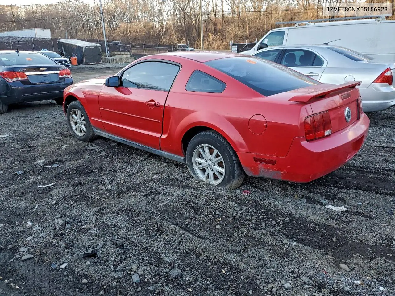 1ZVFT80NX55156923 2005 Ford Mustang