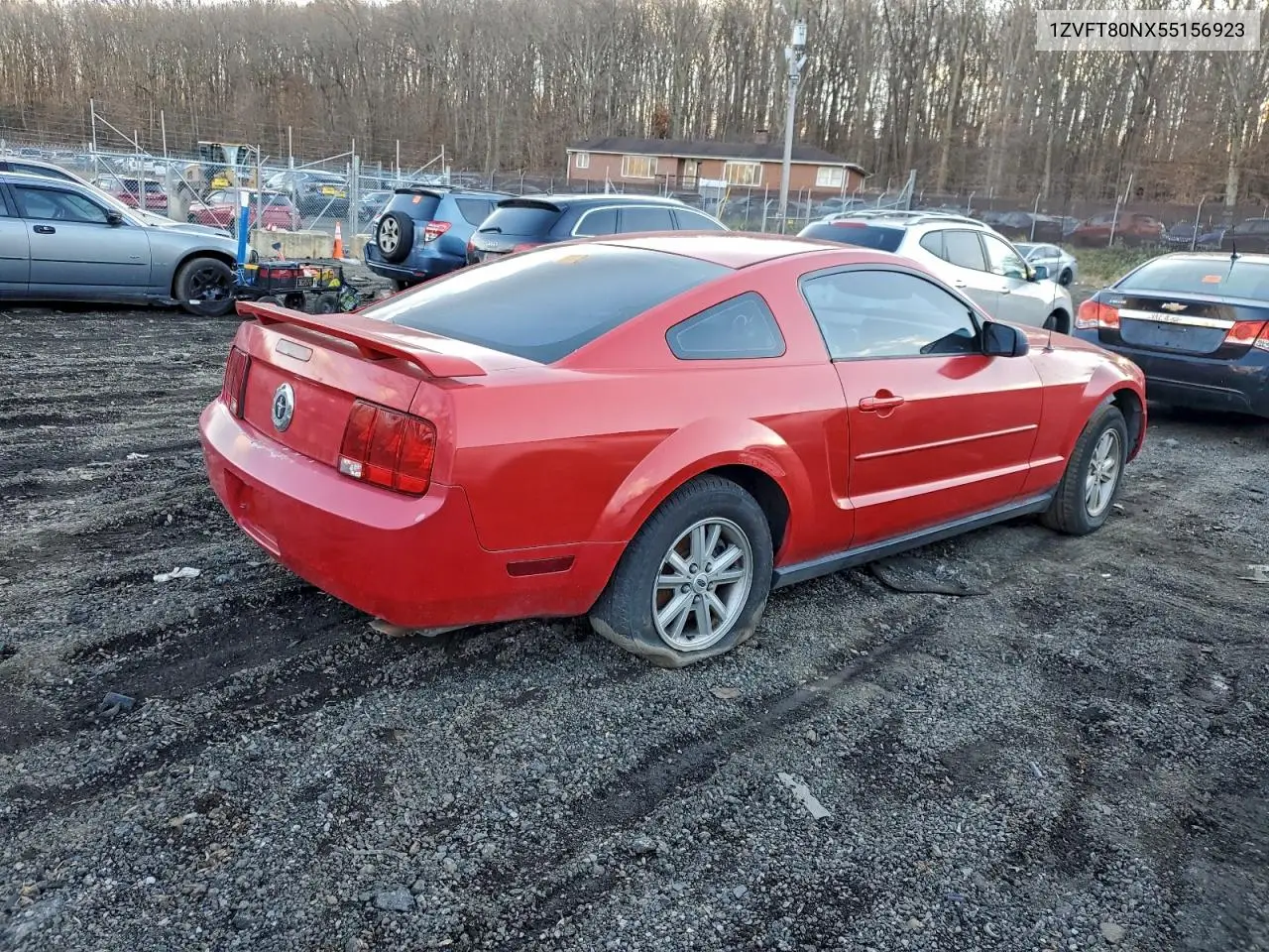1ZVFT80NX55156923 2005 Ford Mustang