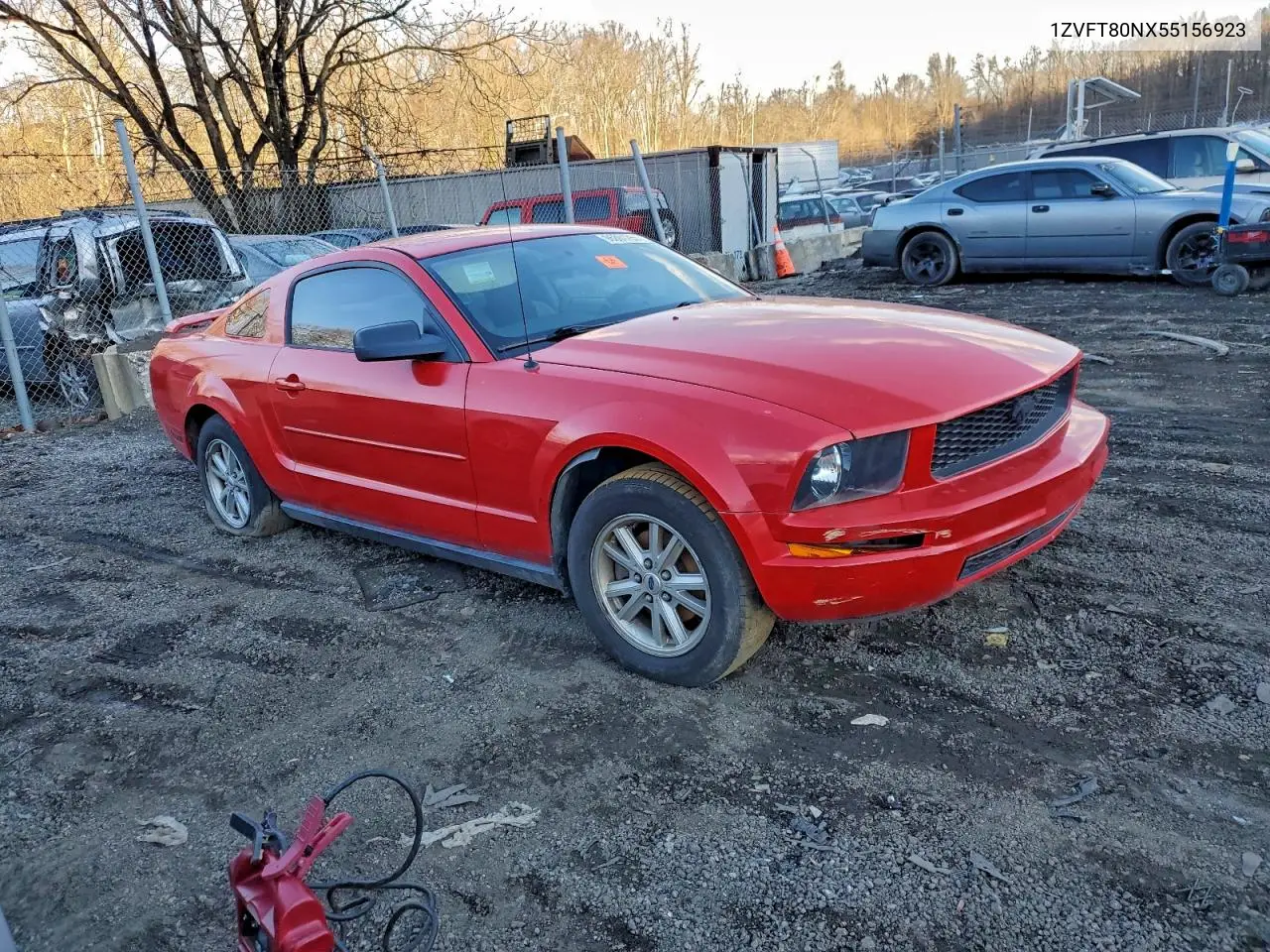 1ZVFT80NX55156923 2005 Ford Mustang