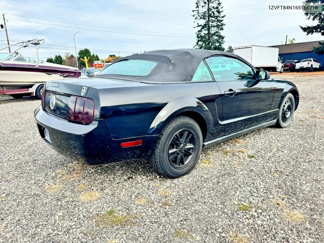 1ZVFT84N165166218 2006 Ford Mustang