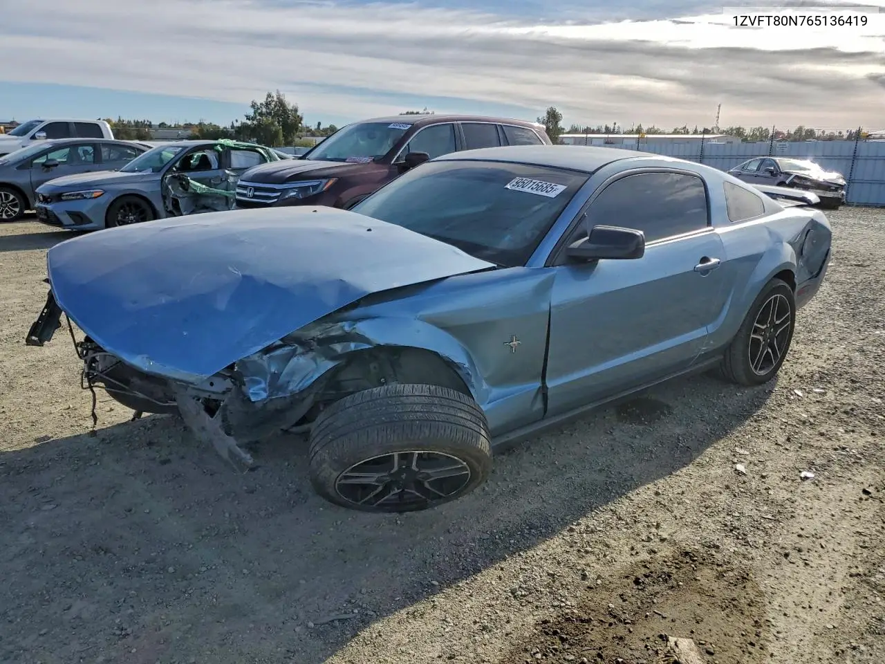 1ZVFT80N765136419 2006 Ford Mustang