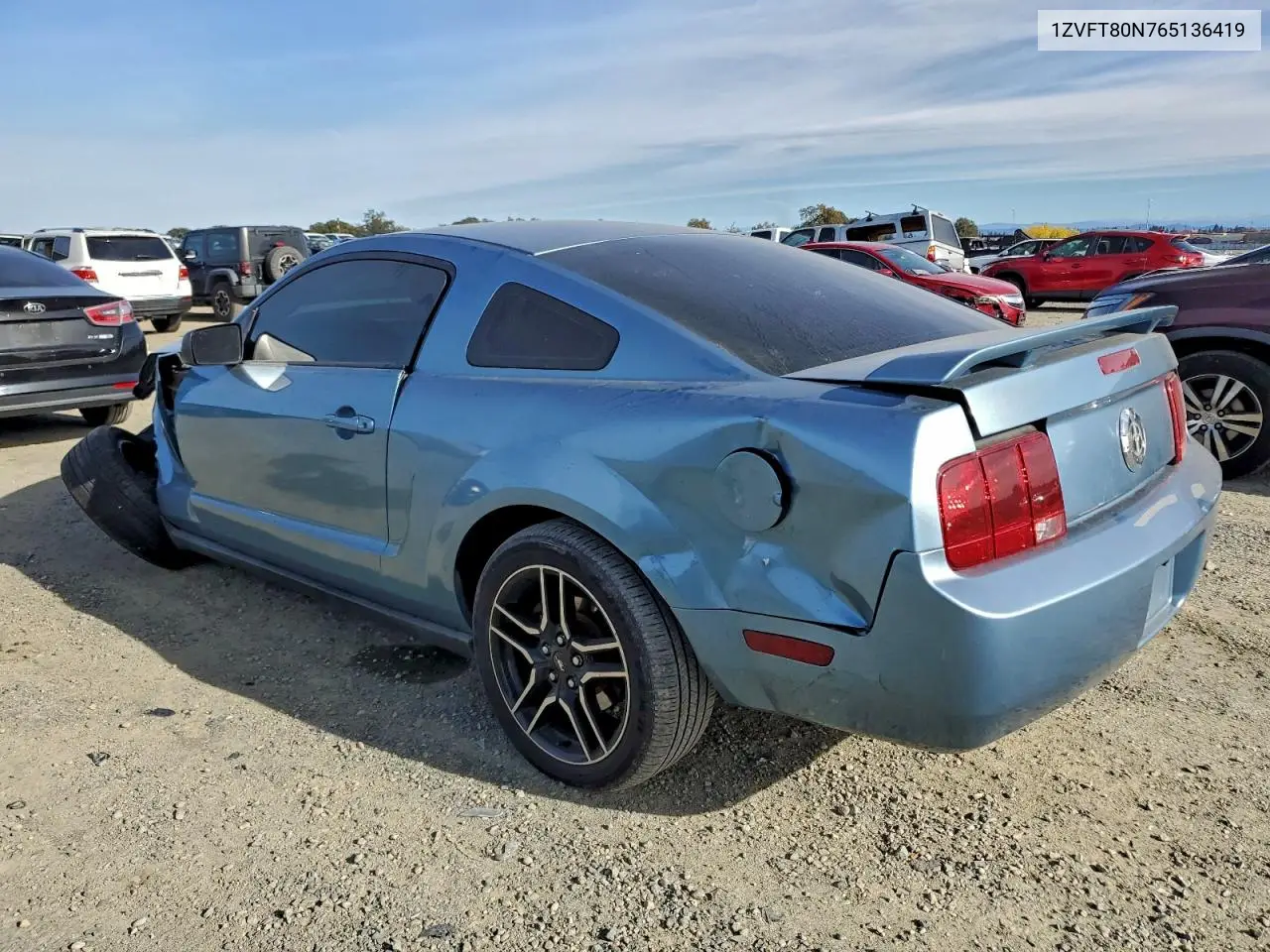 1ZVFT80N765136419 2006 Ford Mustang