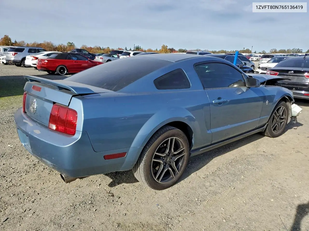 1ZVFT80N765136419 2006 Ford Mustang