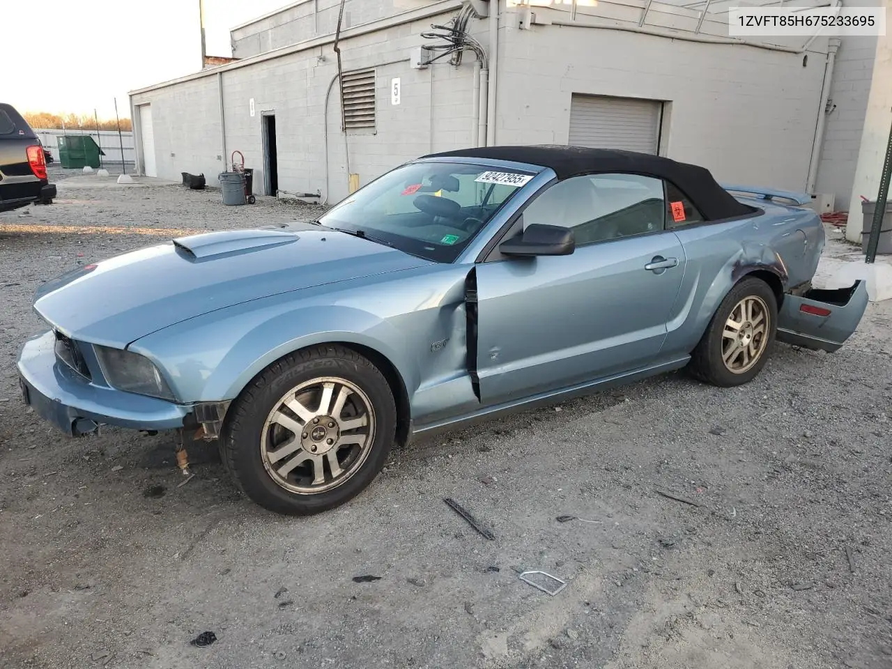 1ZVFT85H675233695 2007 Ford Mustang Gt