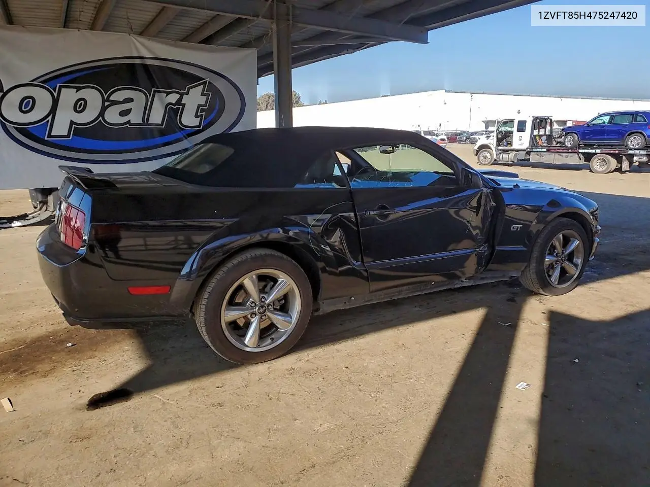 1ZVFT85H475247420 2007 Ford Mustang Gt