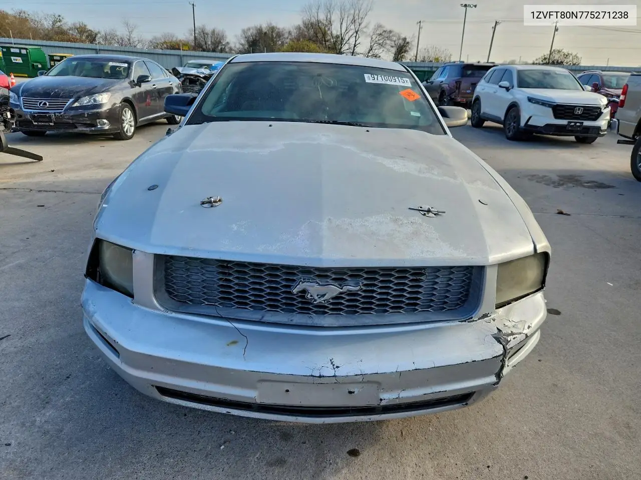 1ZVFT80N775271238 2007 Ford Mustang