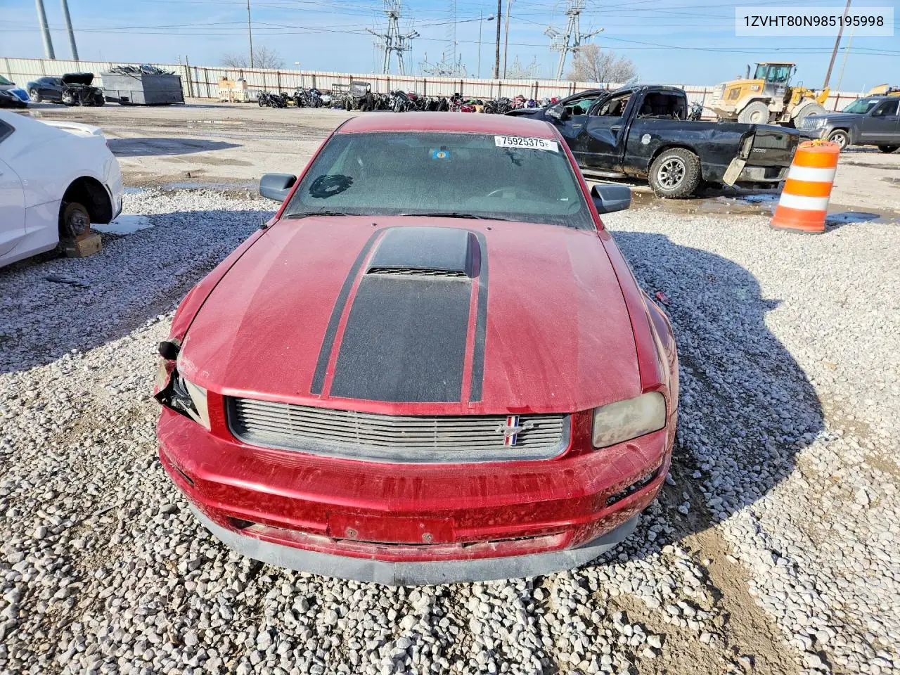 1ZVHT80N985195998 2008 Ford Mustang