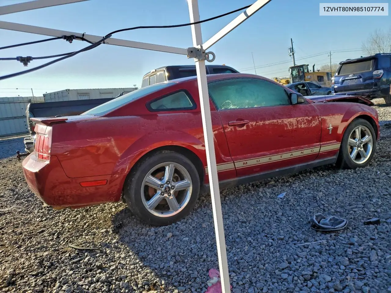 1ZVHT80N985107774 2008 Ford Mustang