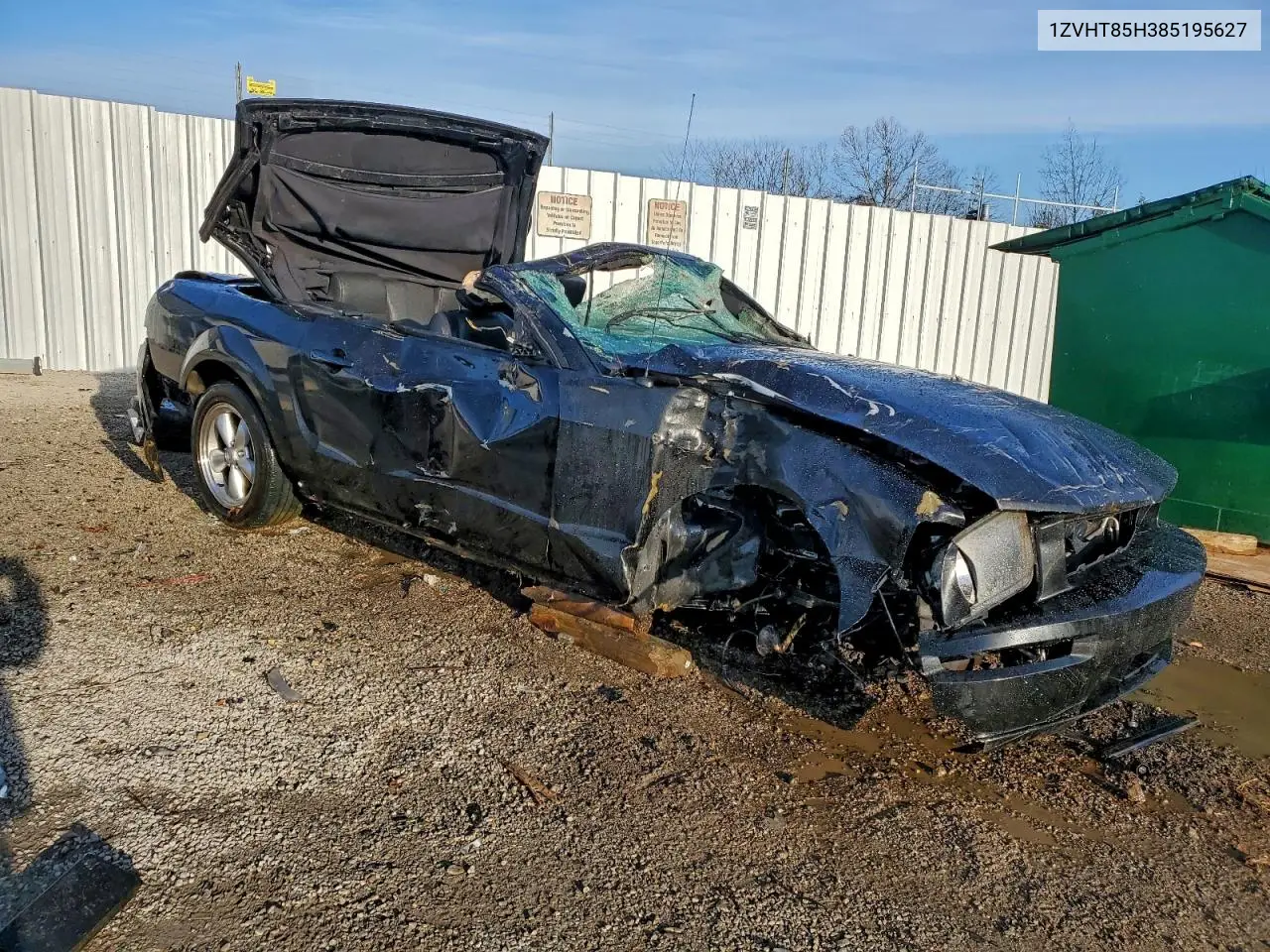 1ZVHT85H385195627 2008 Ford Mustang Gt