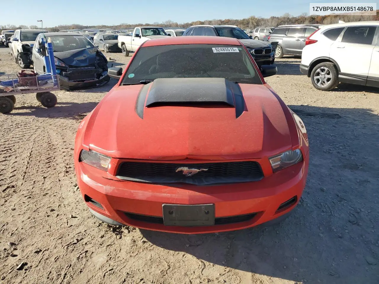 1ZVBP8AMXB5148678 2011 Ford Mustang