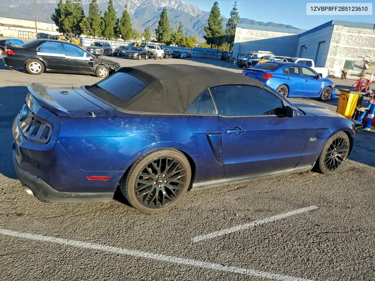1ZVBP8FF2B5123610 2011 Ford Mustang Gt