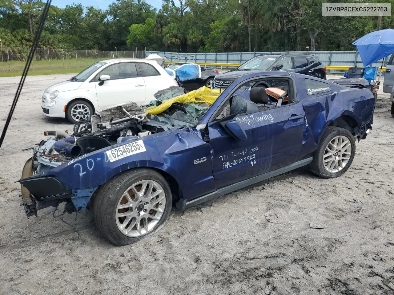1ZVBP8CFXC5222763 2012 Ford Mustang Gt
