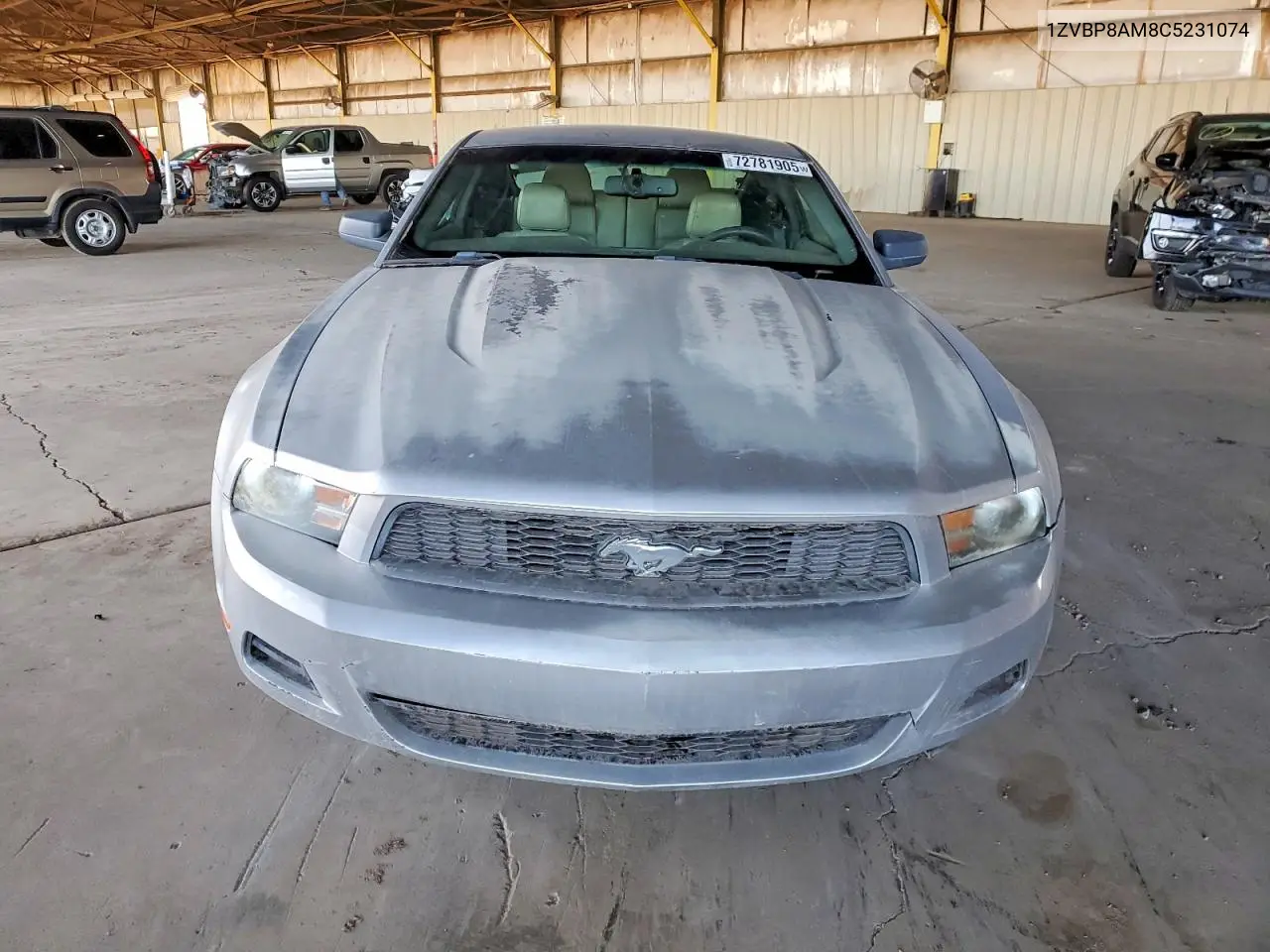 1ZVBP8AM8C5231074 2012 Ford Mustang
