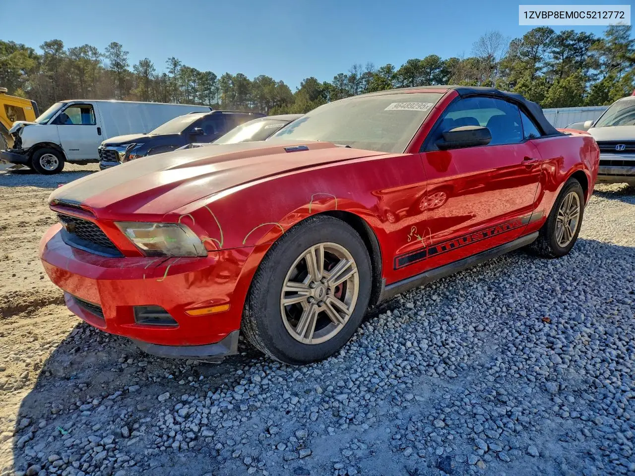 1ZVBP8EM0C5212772 2012 Ford Mustang