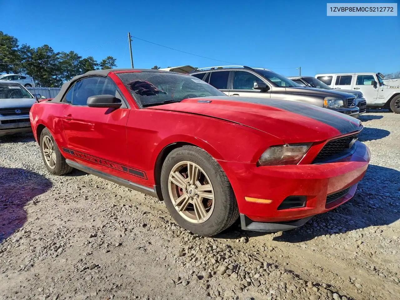 1ZVBP8EM0C5212772 2012 Ford Mustang