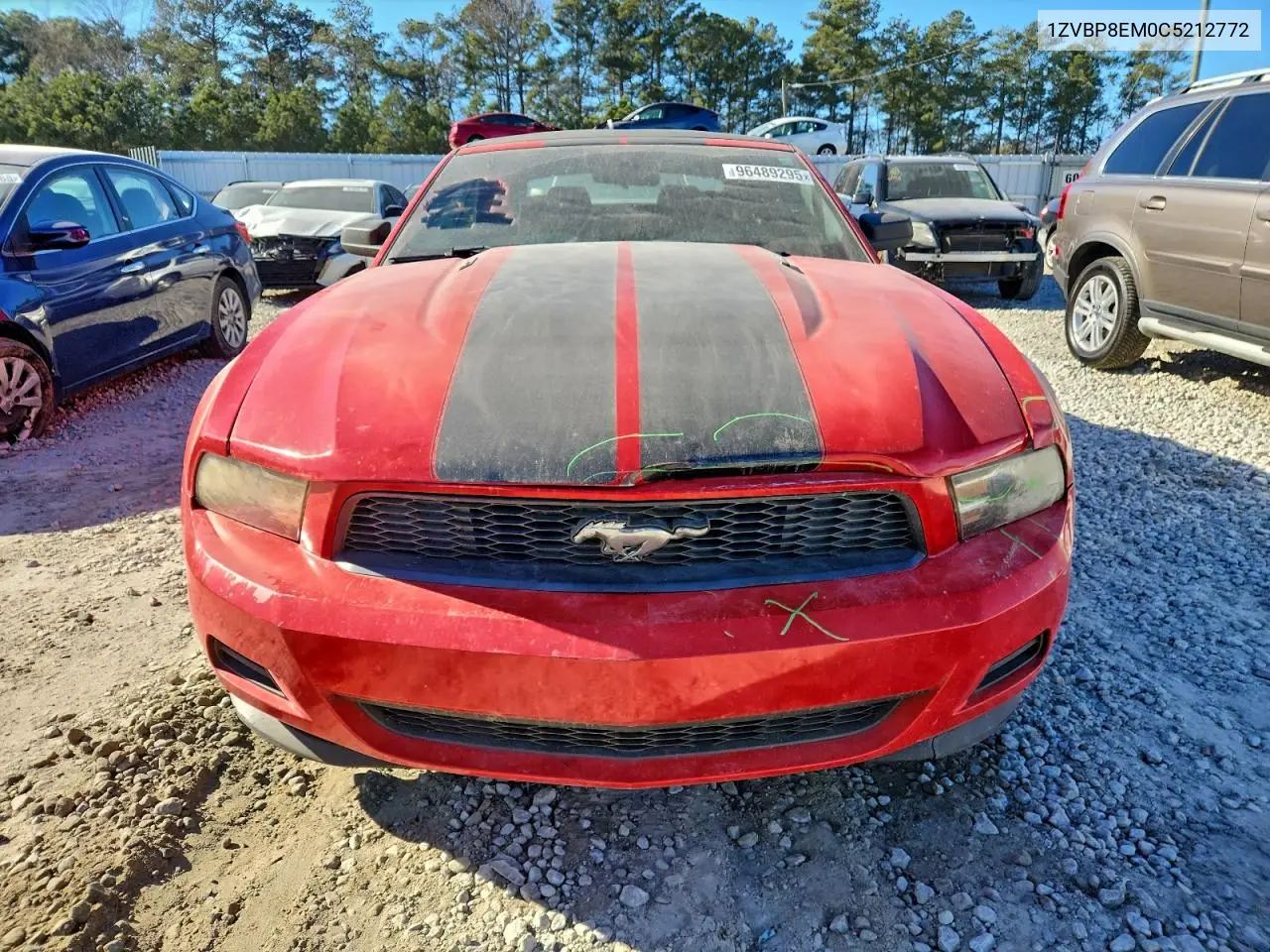 1ZVBP8EM0C5212772 2012 Ford Mustang