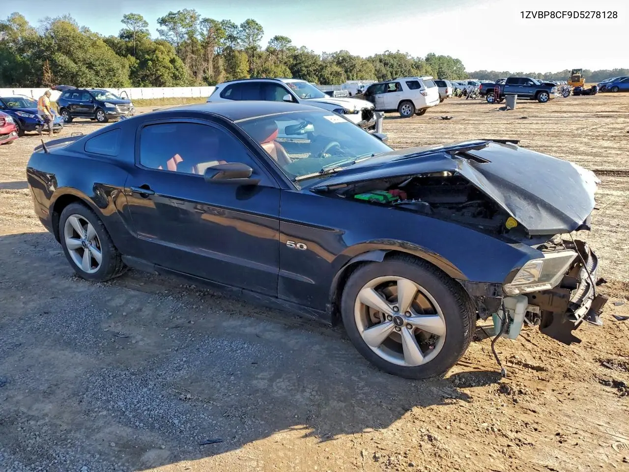 1ZVBP8CF9D5278128 2013 Ford Mustang Gt