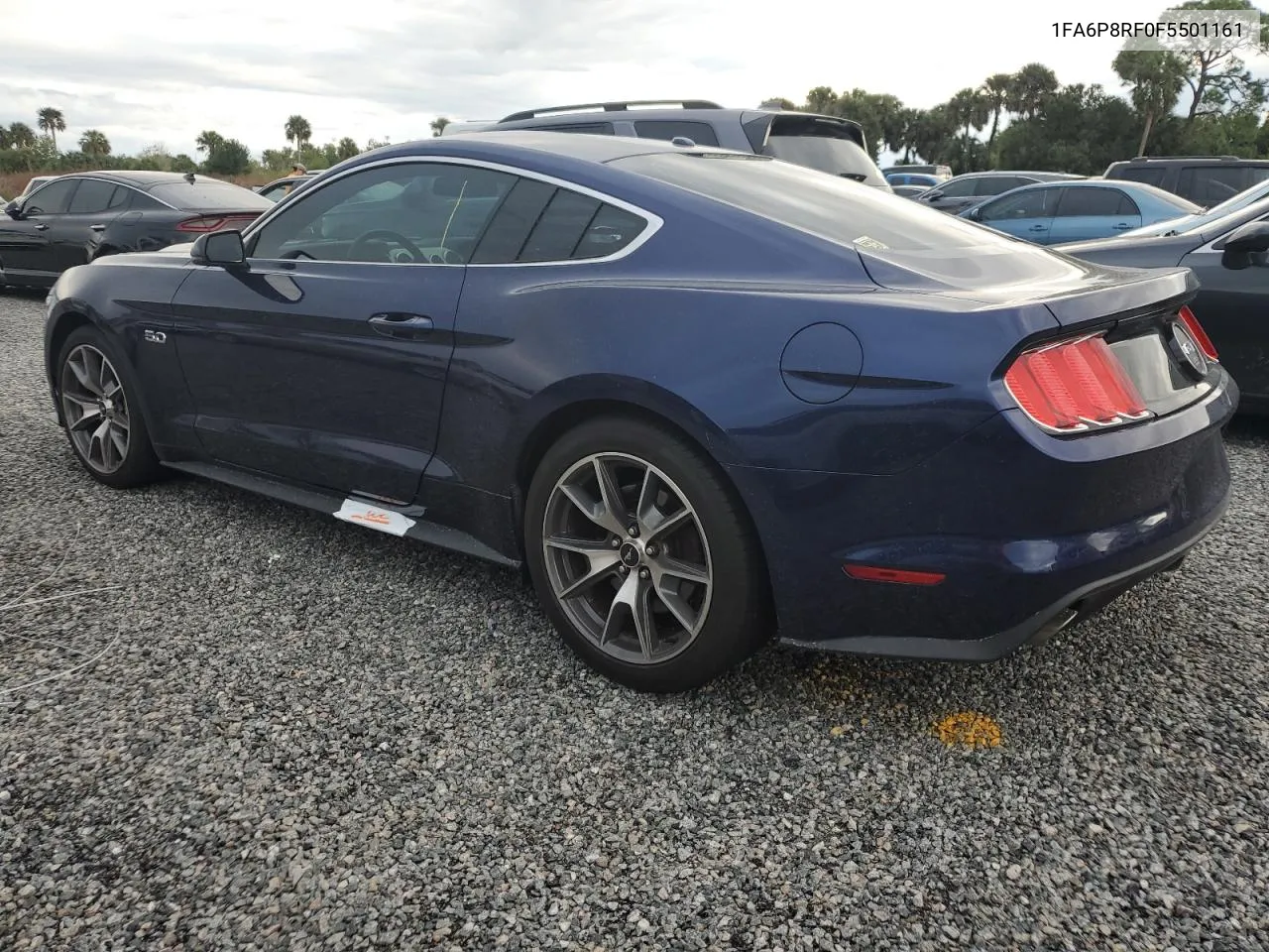 1FA6P8RF0F5501161 2015 Ford Mustang 50Th Anniversary