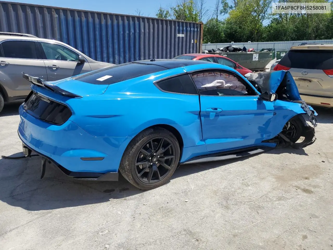 1FA6P8CF8H5258081 2017 Ford Mustang Gt