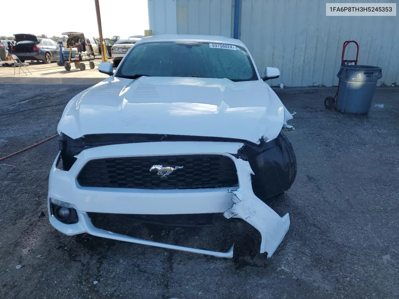 2017 Ford Mustang VIN: 1FA6P8TH3H5245353 Lot: 69756024