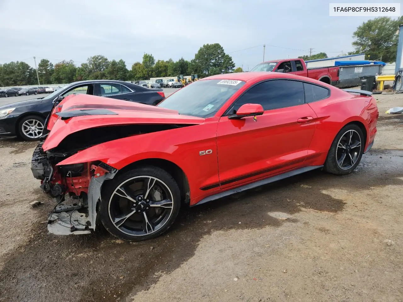 1FA6P8CF9H5312648 2017 Ford Mustang Gt