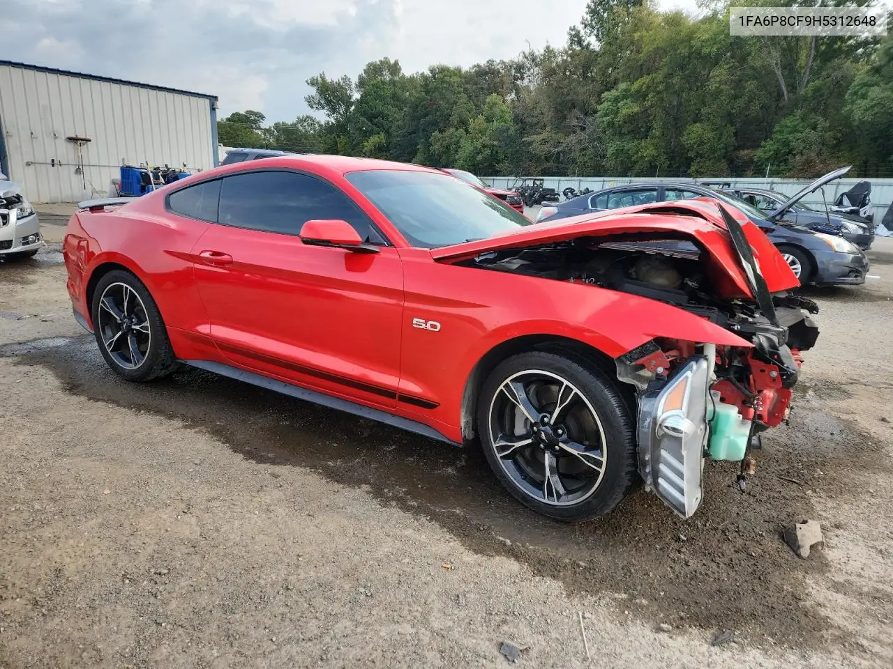 1FA6P8CF9H5312648 2017 Ford Mustang Gt
