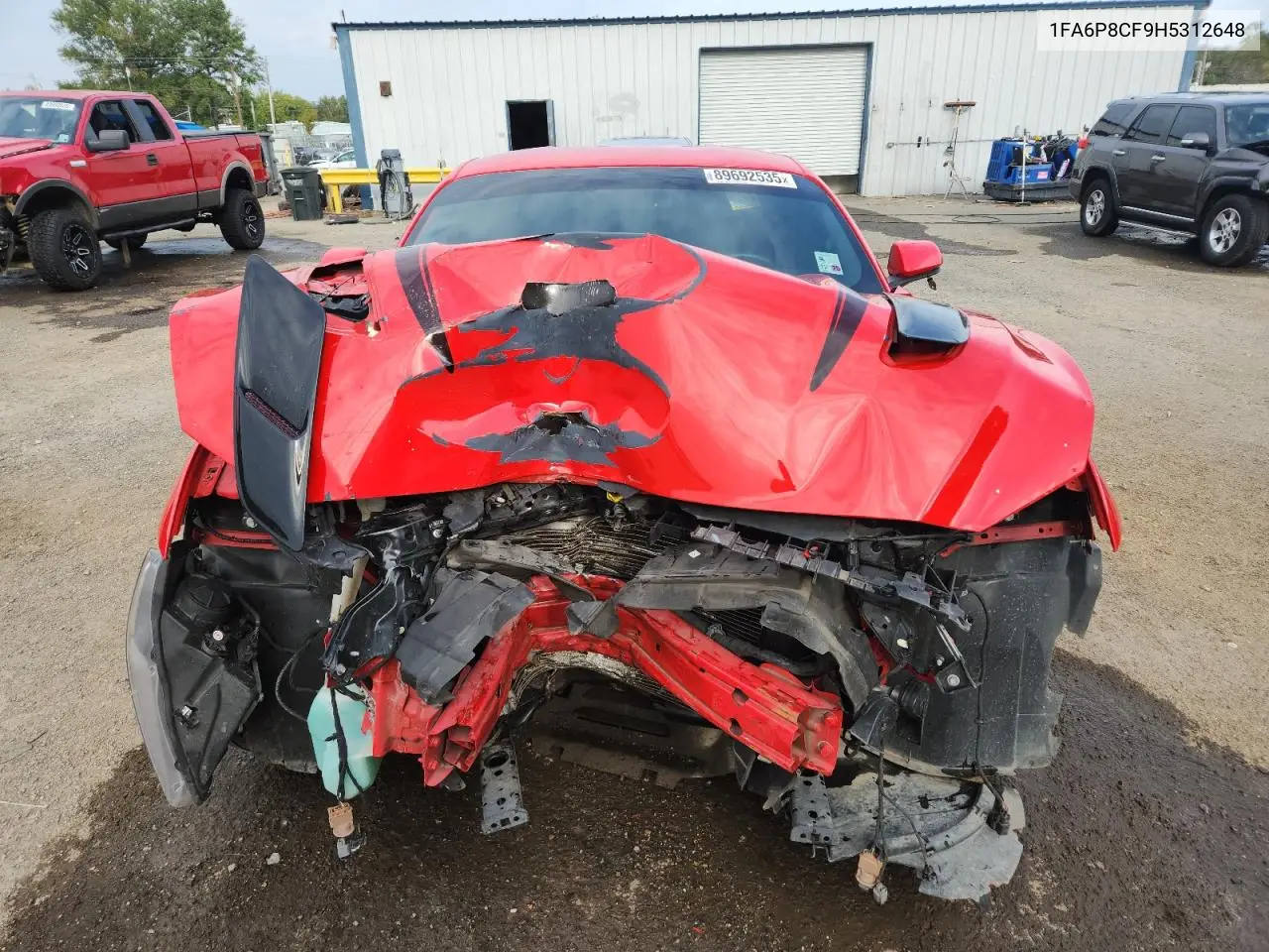 1FA6P8CF9H5312648 2017 Ford Mustang Gt
