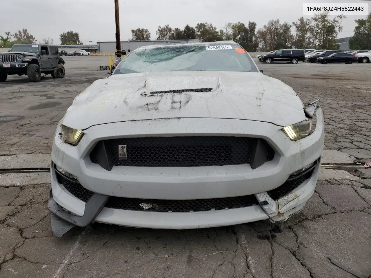 1FA6P8JZ4H5522443 2017 Ford Mustang Shelby Gt350
