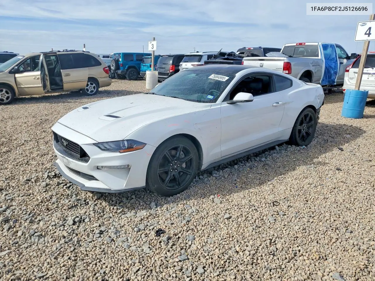 1FA6P8CF2J5126696 2018 Ford Mustang Gt