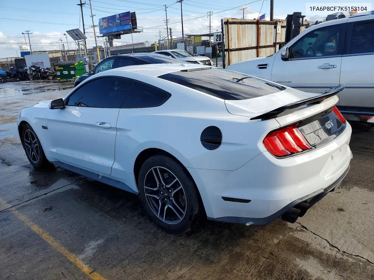 1FA6P8CF7K5153104 2019 Ford Mustang Gt