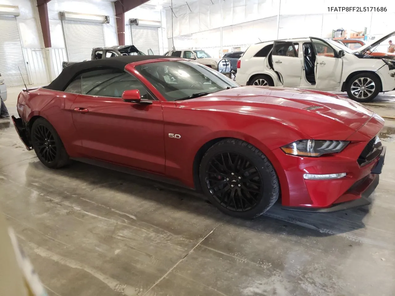 2020 Ford Mustang Gt VIN: 1FATP8FF2L5171686 Lot: 67770454