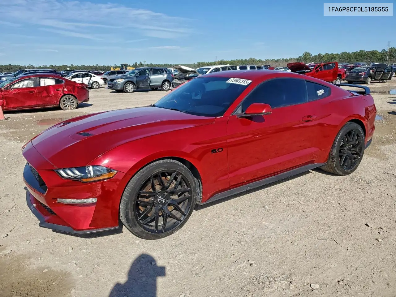 1FA6P8CF0L5185555 2020 Ford Mustang Gt Premium Fastback