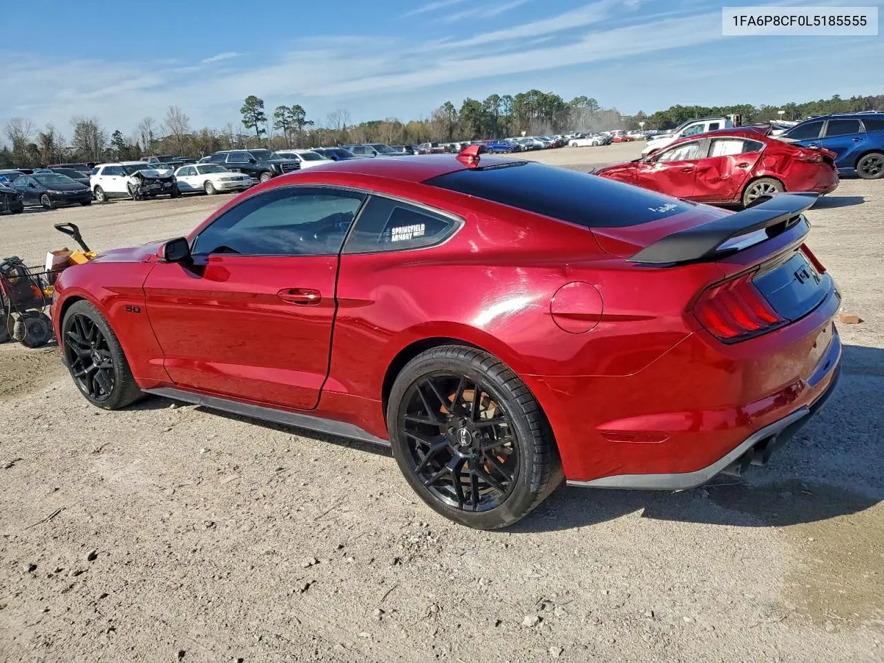 1FA6P8CF0L5185555 2020 Ford Mustang Gt Premium Fastback