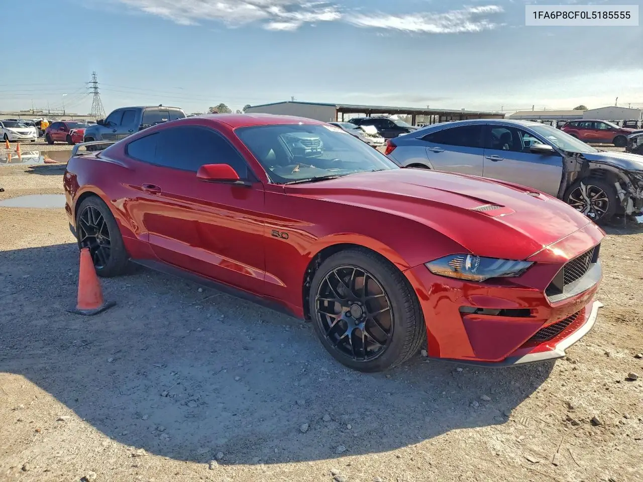 1FA6P8CF0L5185555 2020 Ford Mustang Gt Premium Fastback