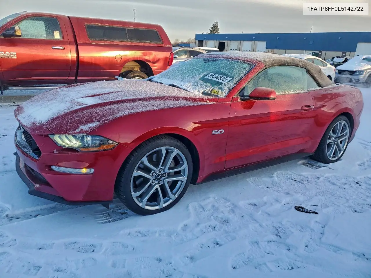 1FATP8FF0L5142722 2020 Ford Mustang Gt