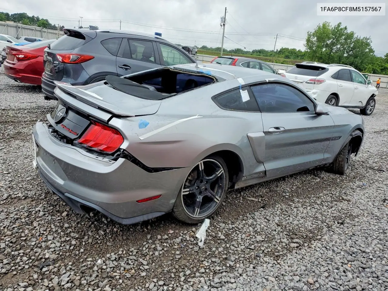 1FA6P8CF8M5157567 2021 Ford Mustang Gt
