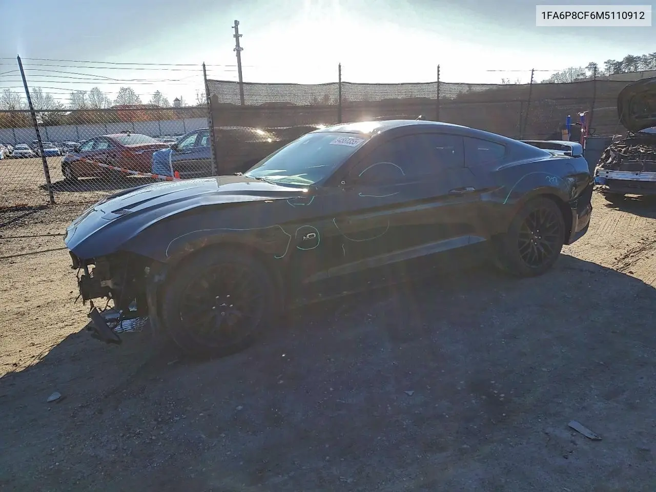 1FA6P8CF6M5110912 2021 Ford Mustang Gt
